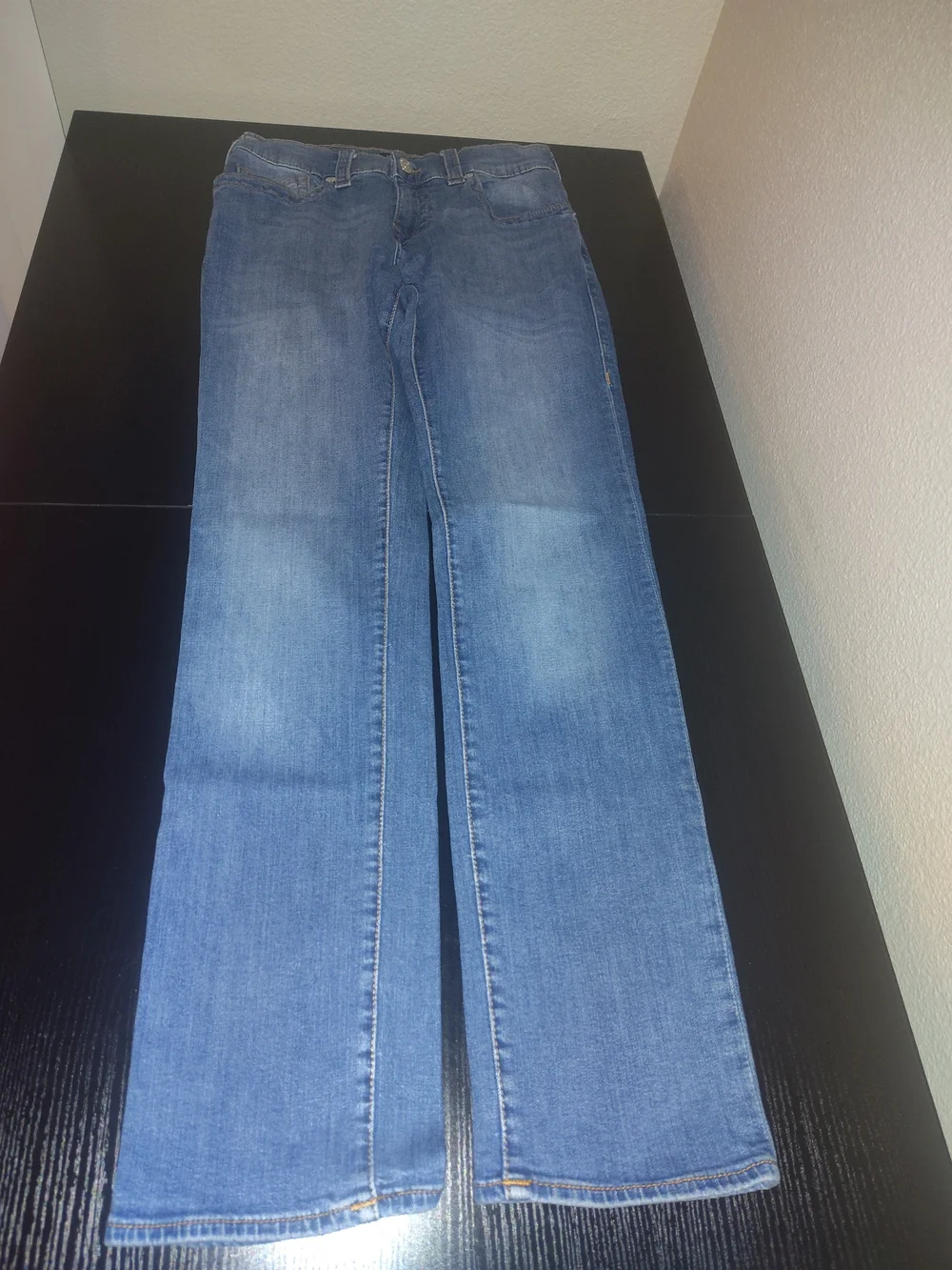 True Religion Men's Light Blue Relaxed Fit Jeans